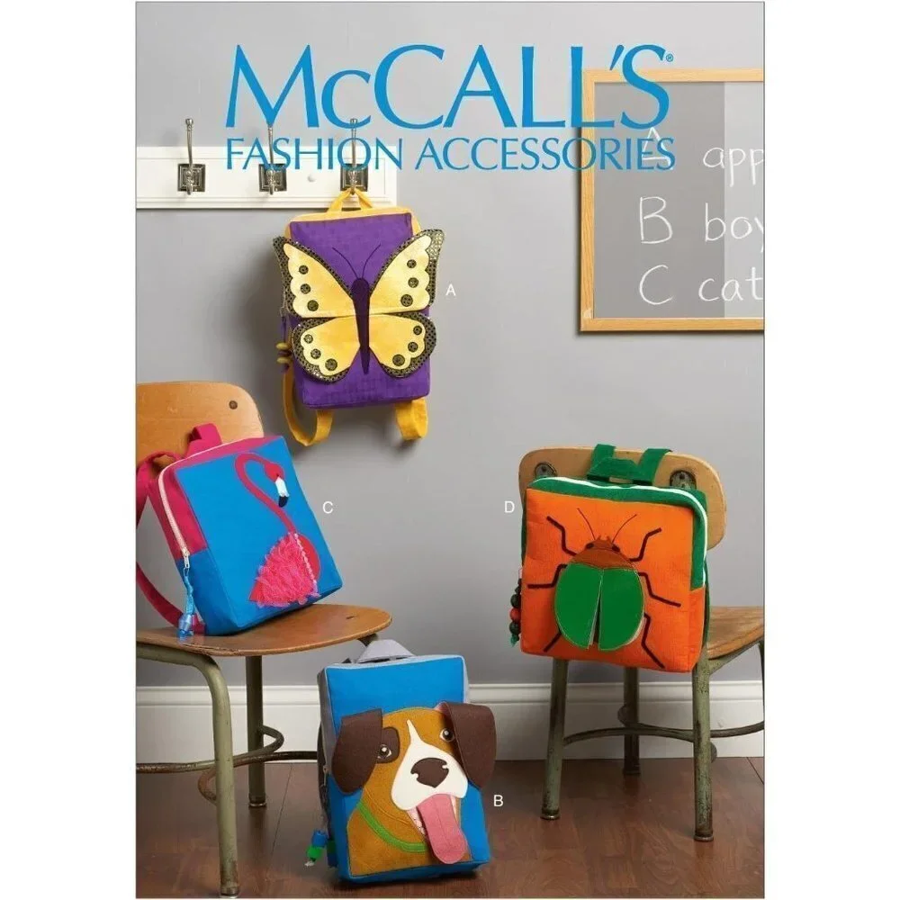 McCalls‎ Sewing Pattern 6808 Backpacks